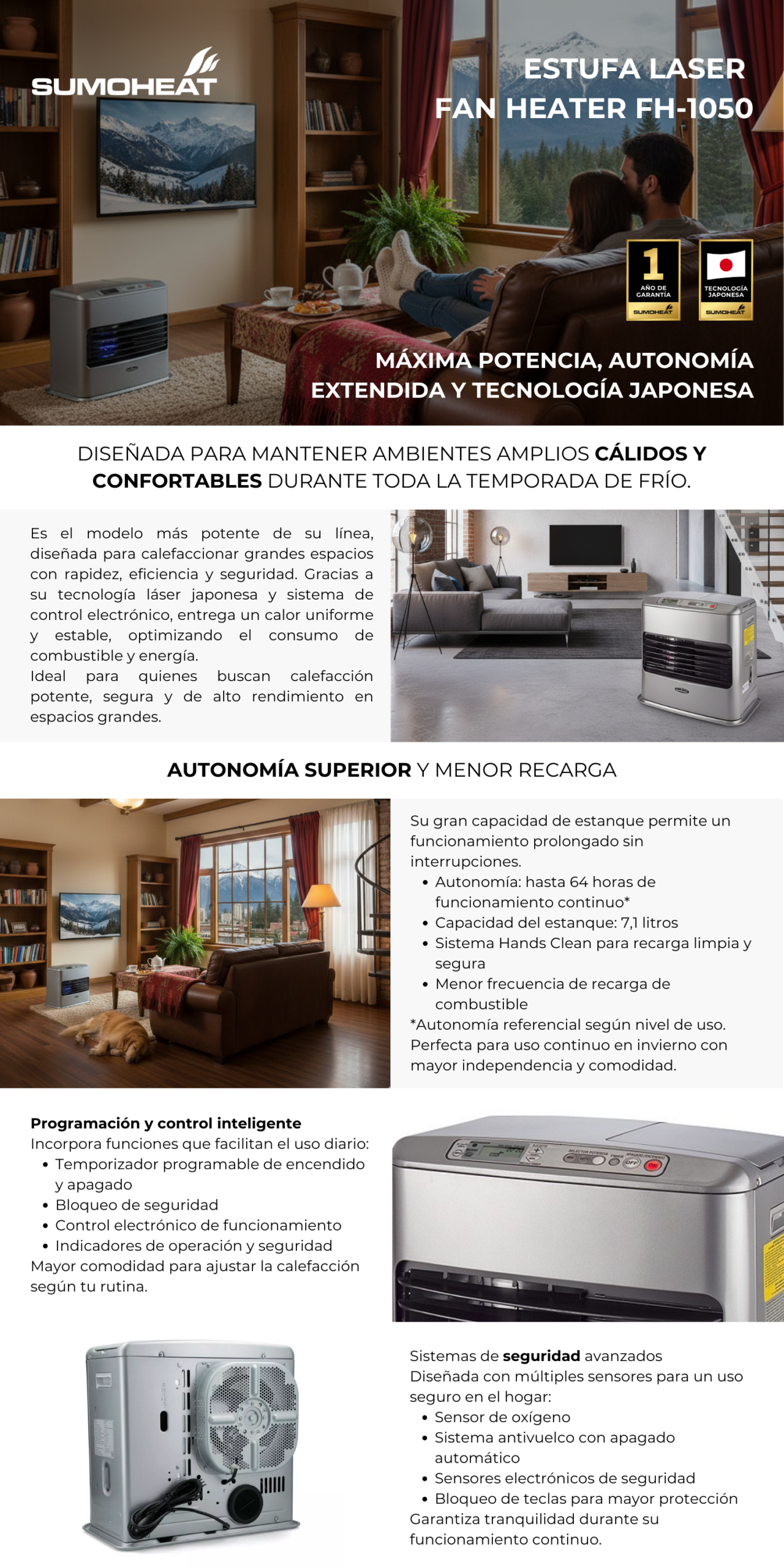 ESTUFA SUMOHEAT FH-1050