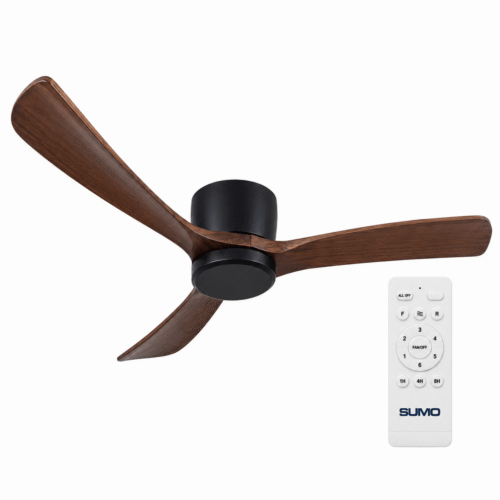 Ventilador de techo Sumo VT50 52" 3 Aspa de madera natural