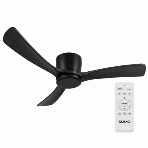Ventilador de techo Sumo VT50 Negro 52" 3 Aspas de madera negro