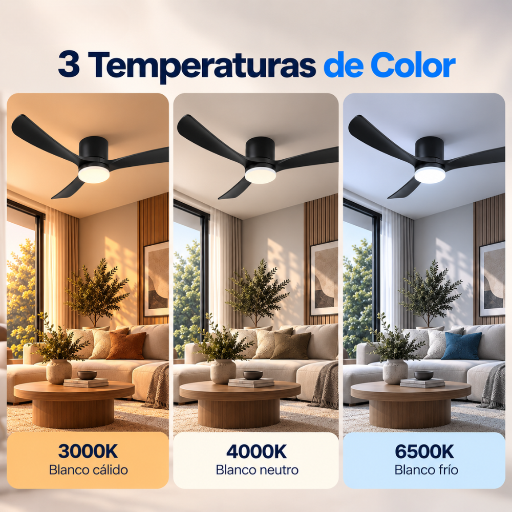 Ventilador de techo Sumo VT60 Negro Led 52 (3)